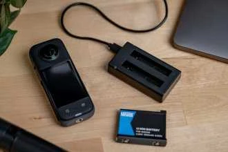 Newell SDC-USB dviejų kanalų baterijų įkroviklis One X3 baterijoms skirtas Insta360