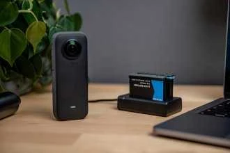 Newell SDC-USB dviejų kanalų baterijų įkroviklis One X3 baterijoms skirtas Insta360