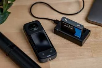 Newell SDC-USB dviejų kanalų baterijų įkroviklis One X3 baterijoms skirtas Insta360