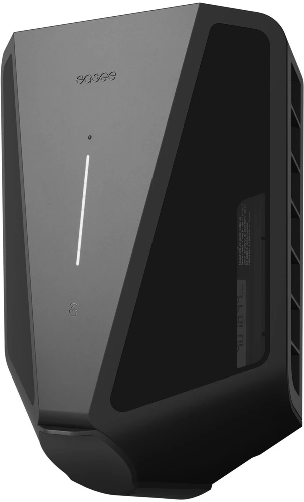 EASEE AS Easee „Charge Max“ įkrovimo stotelė, 22 kW, patikima, su integruotu nuotėkio srovės jungikliu (RCD) A tipo ir MID sertifikuotu energijos skaitikliu, 256x193x106 mm