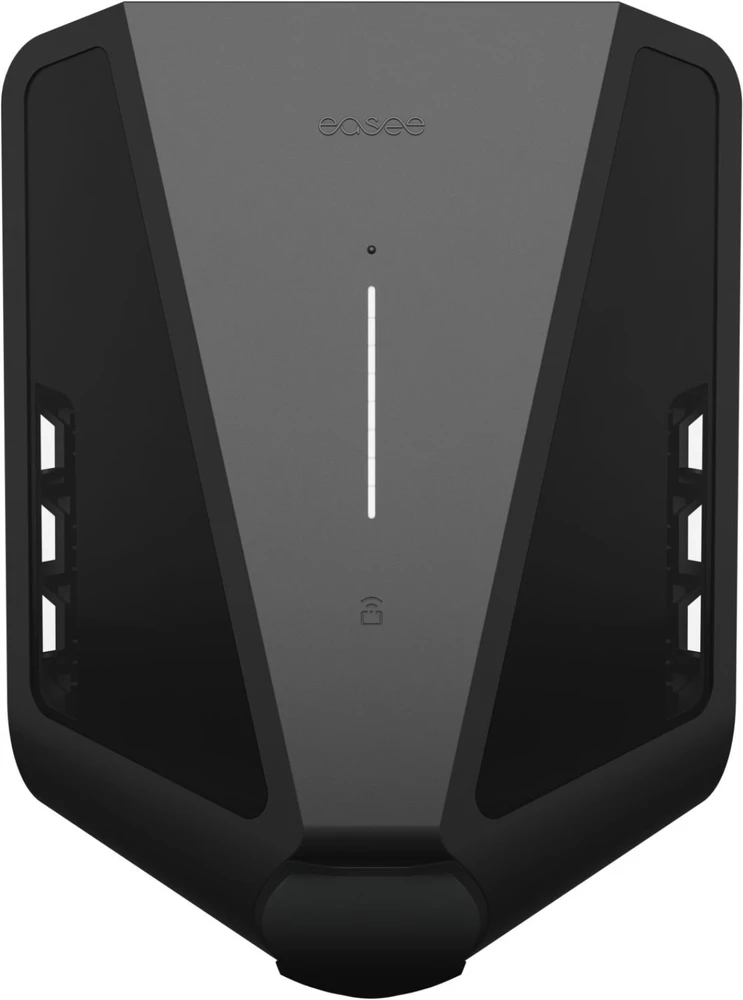 EASEE AS Easee „Charge Max“ įkrovimo stotelė, 22 kW, patikima, su integruotu nuotėkio srovės jungikliu (RCD) A tipo ir MID sertifikuotu energijos skaitikliu, 256x193x106 mm