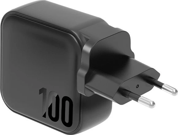 ENERGEA Laidinis įkroviklis 1xUSB+3xUSB-CPD-PPS-QC 3.0 100W 3C1A juodos spalvos US+EU Travelite GAN100