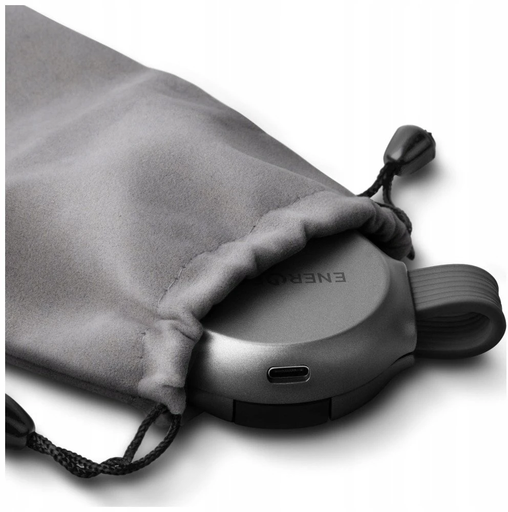 Belaidis įkroviklis Energea Alumag Trio 2 Aliuminio foldable 3-in-1 Qi2.2 25W gunmetal