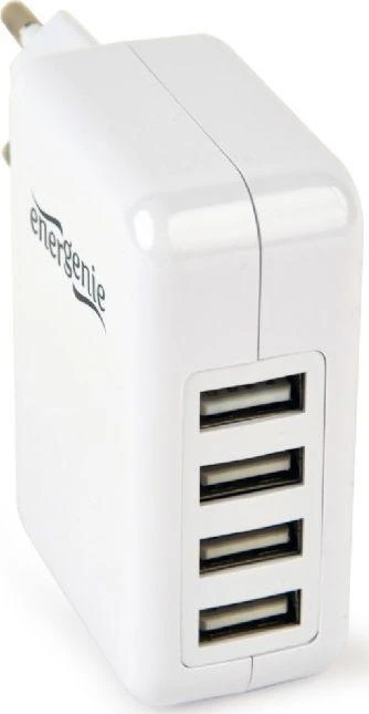 Gembird Energenie universalus USB kroviklis 3.1A baltas
