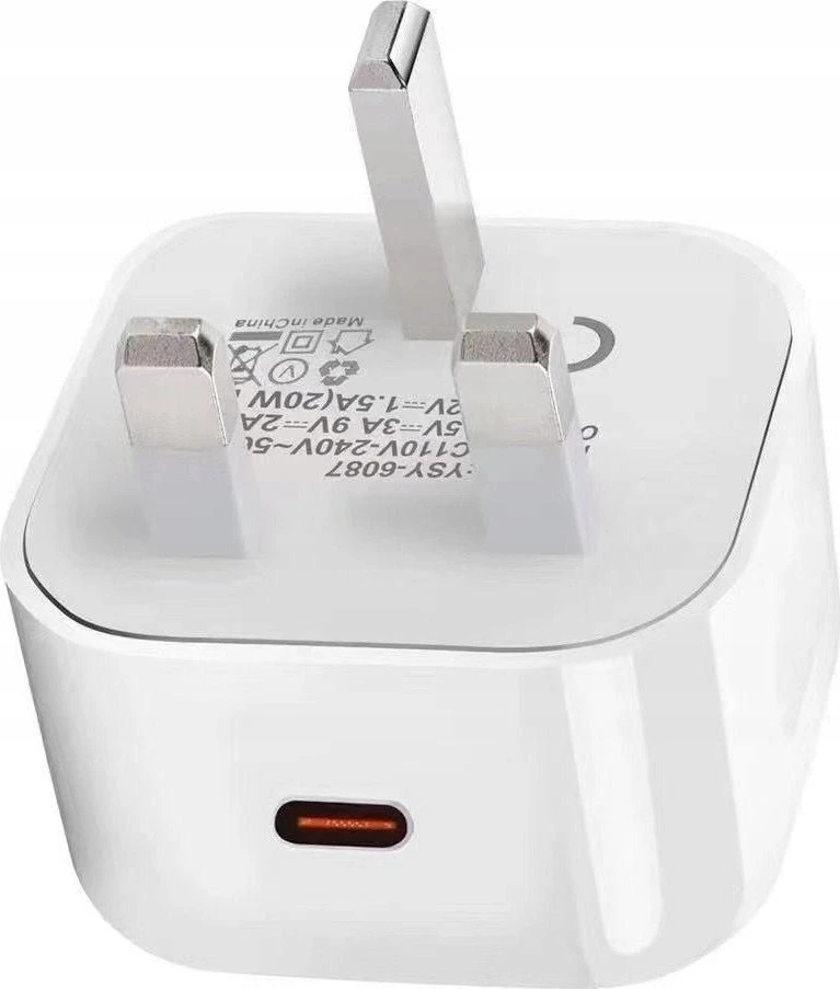 Įkroviklis eStuff ES636026-BULK domowa Szybkie ładowanie 1x USB-C 20W (Home Charger UK PD 20W)