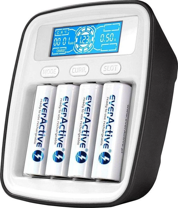 everActive profesionalus AA/AAA elementų įkroviklis NC-1000M
