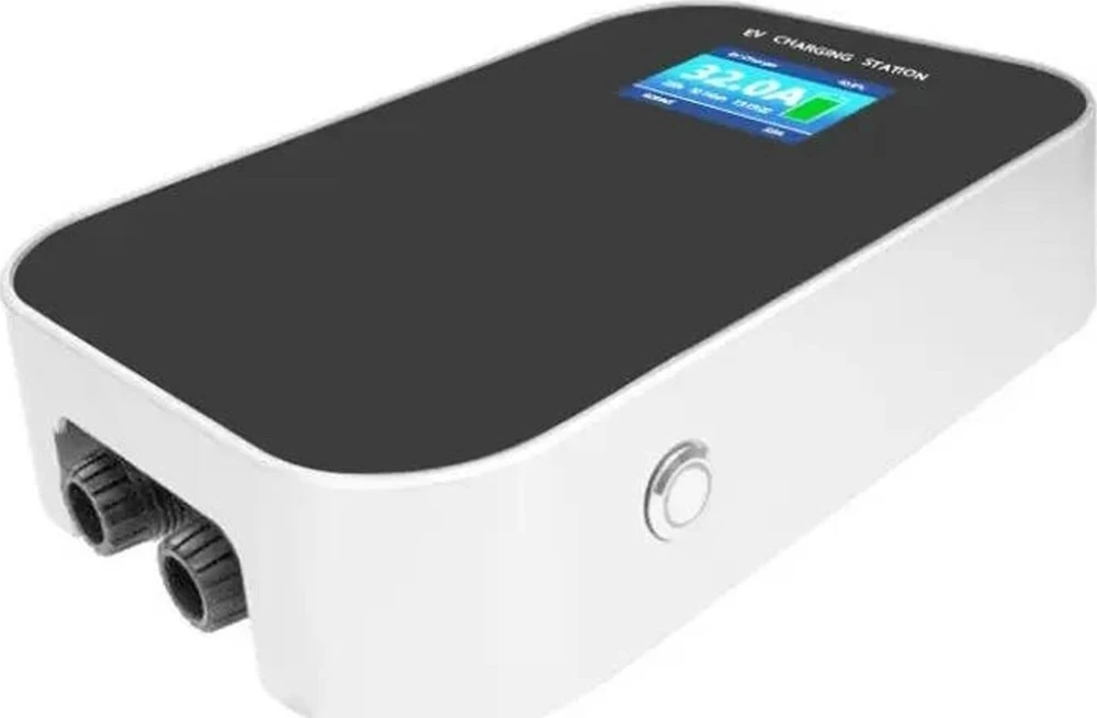 Extralink BS20-BC-22kW-APP 2 tipas 32A 22kW | Elektromobilių įkroviklis | 3 fazės, LCD ekranas, programėlė, 6,1 m 100 / 250 / 380 V Juoda