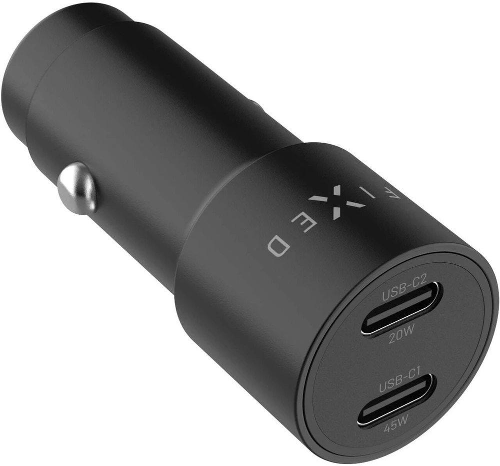 Įkroviklis Fixed 2x USB-C 3 A (FIXCC65-CC-BK)