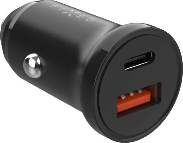 Fixed Fiksuotas | Automobilinis įkroviklis USB-C/USB, 20W | FIXCC20N-CU-BK