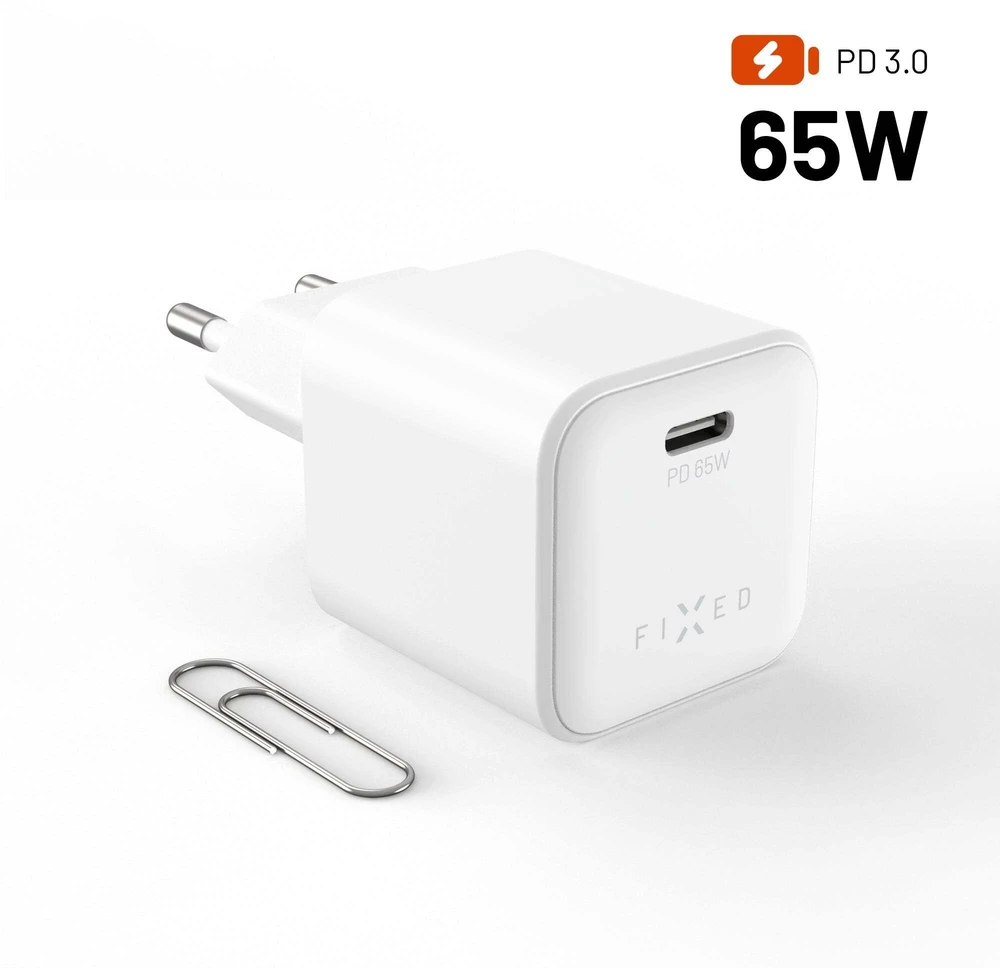 Fixed Įkroviklis fiksuotas Mini 1x USB-C 3.25 A (FIXCG65M-C-WH)