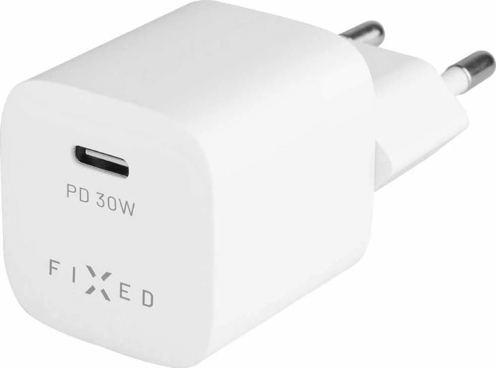 Fixed USB-C 30W įkroviklis matomas kampu