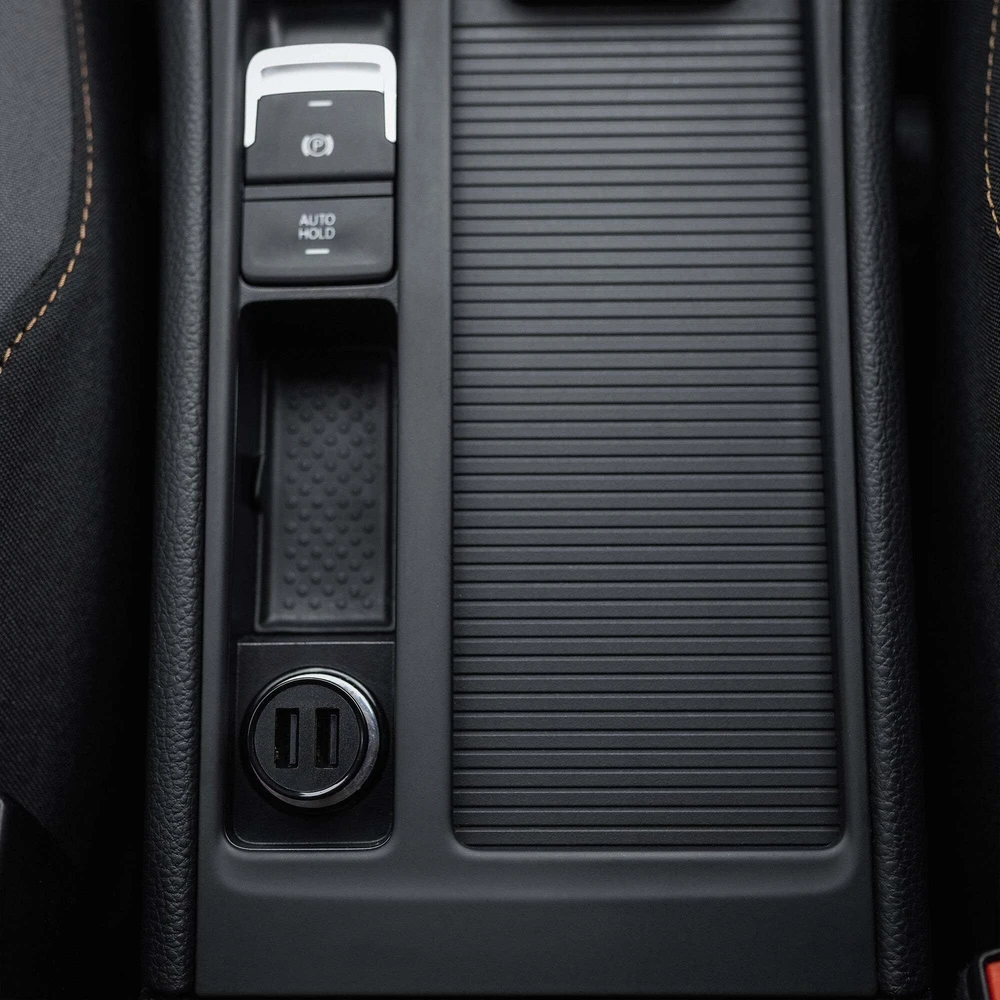 FIXED Dual USB automobilinis įkroviklis 15W, Juodas | Pataisyta