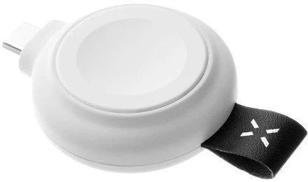 FIXED Orb Charger Apple Watch su greito įkrovimo palaikymu balta spalva