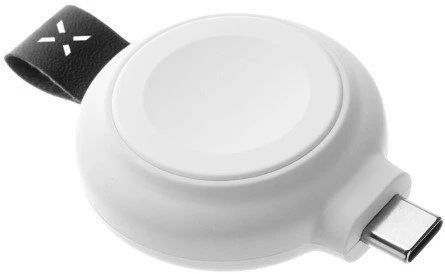 FIXED Orb Charger Apple Watch su greito įkrovimo palaikymu balta spalva