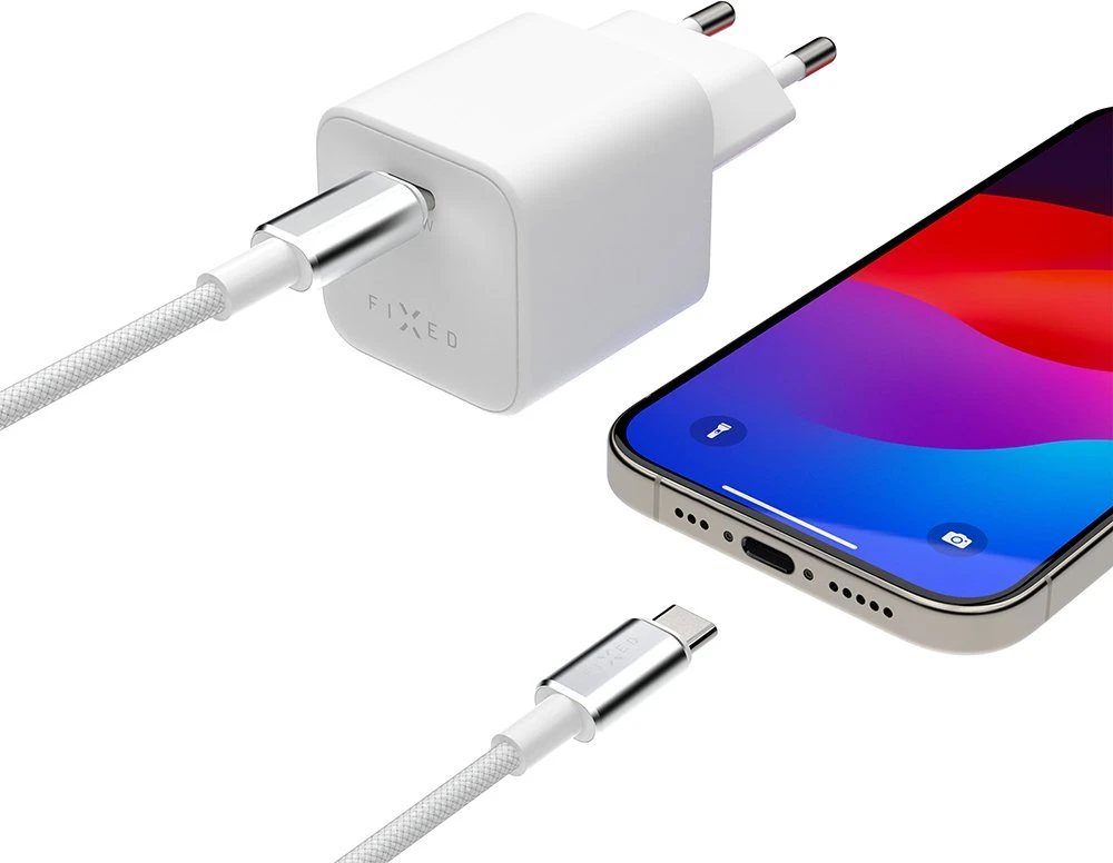 Įkroviklis Fixed Mini 1x USB-C 3.25 A (FIXCG65M-CC-WH)