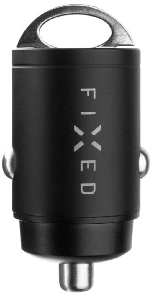 Fixed Fiksuotas USB-C 30W + kabelis USB-C/Lightning, juodas