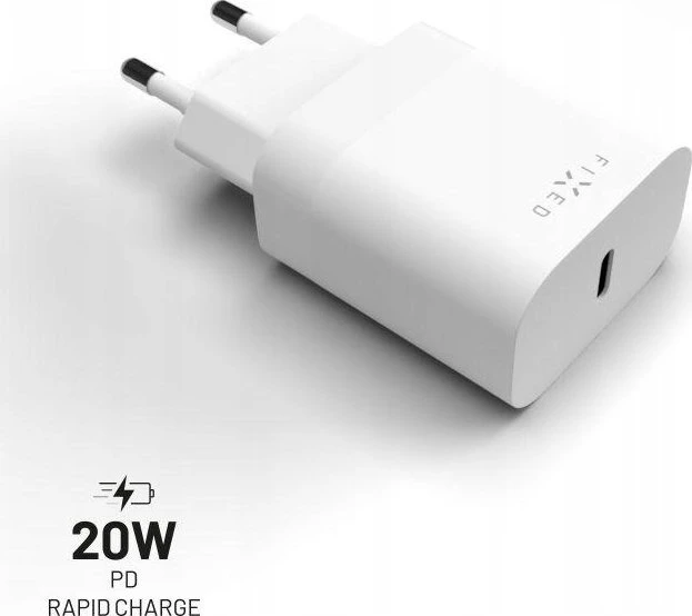 Fixed Fiksuotas | Kelioninis įkroviklis, 20W | FIXC20N-C-WH