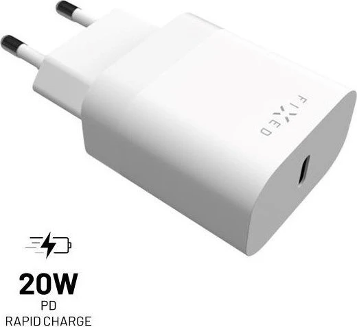 Fixed Fiksuotas | Kelioninis įkroviklis, 20W | FIXC20N-C-WH