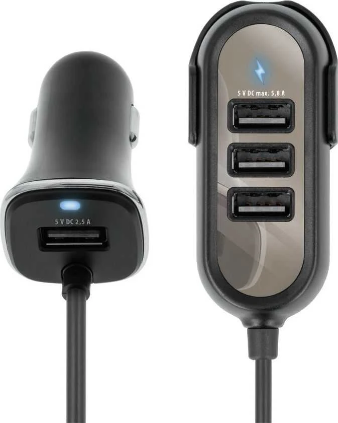 Forever PC-01 įkroviklis 4x USB-A 5.8 A (GSM036169)