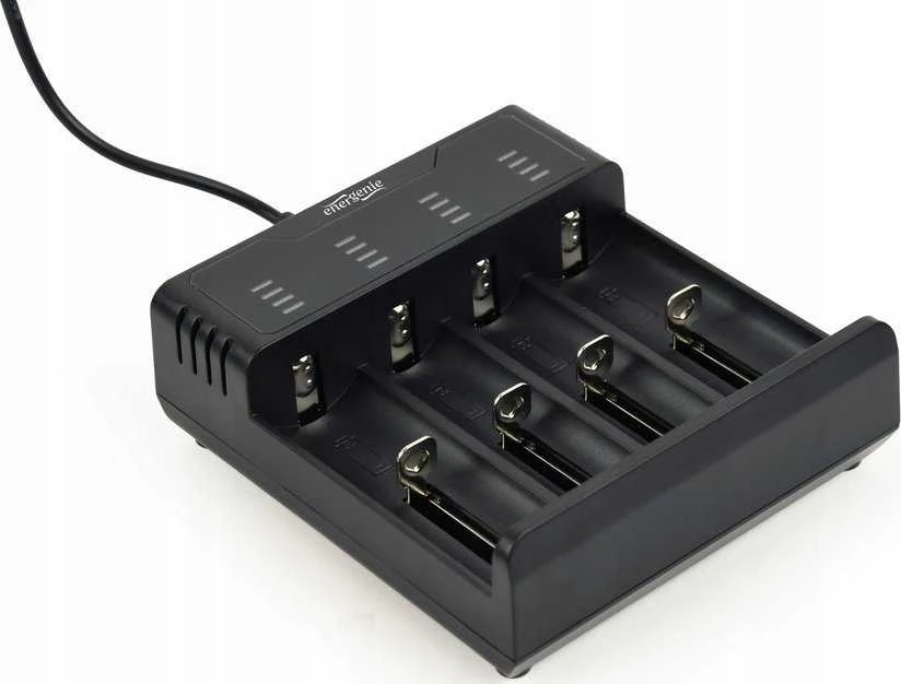 Gembird ENERGENIE BC-USB-02 Ni-MH + Li-ion Fast Baterija Charger juodas