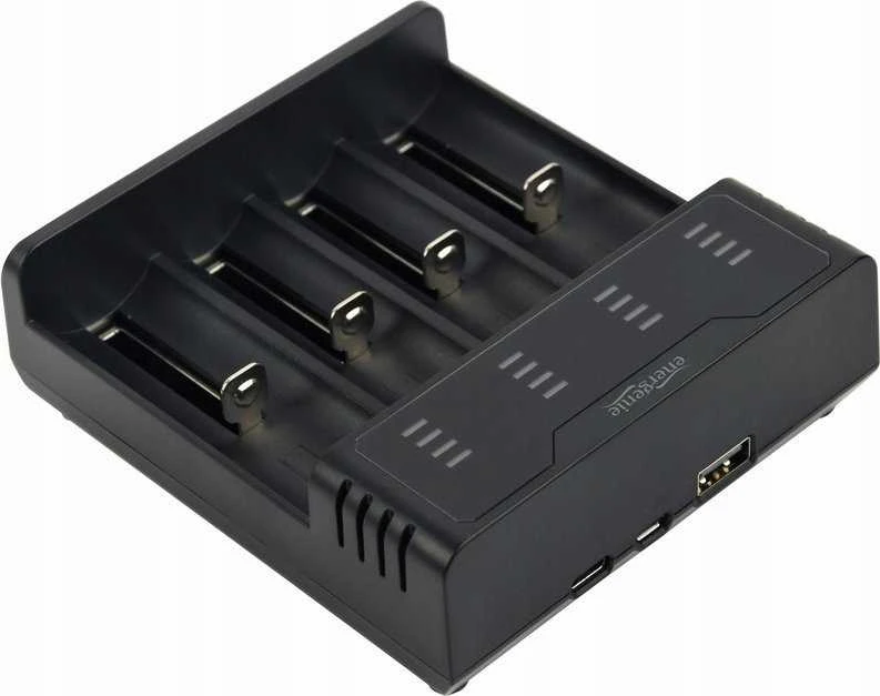 Gembird ENERGENIE BC-USB-02 Ni-MH + Li-ion Fast Baterija Charger juodas