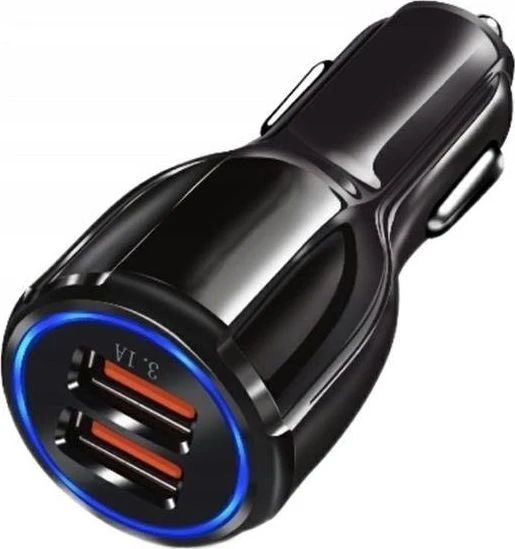 Automobilinis įkroviklis PLS34D 2x USB greitas įkrovimas
