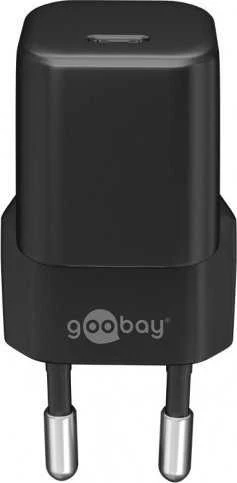 Įkroviklis jungiama į tinklą USB-C PD GaN 30W Goobay Juoda