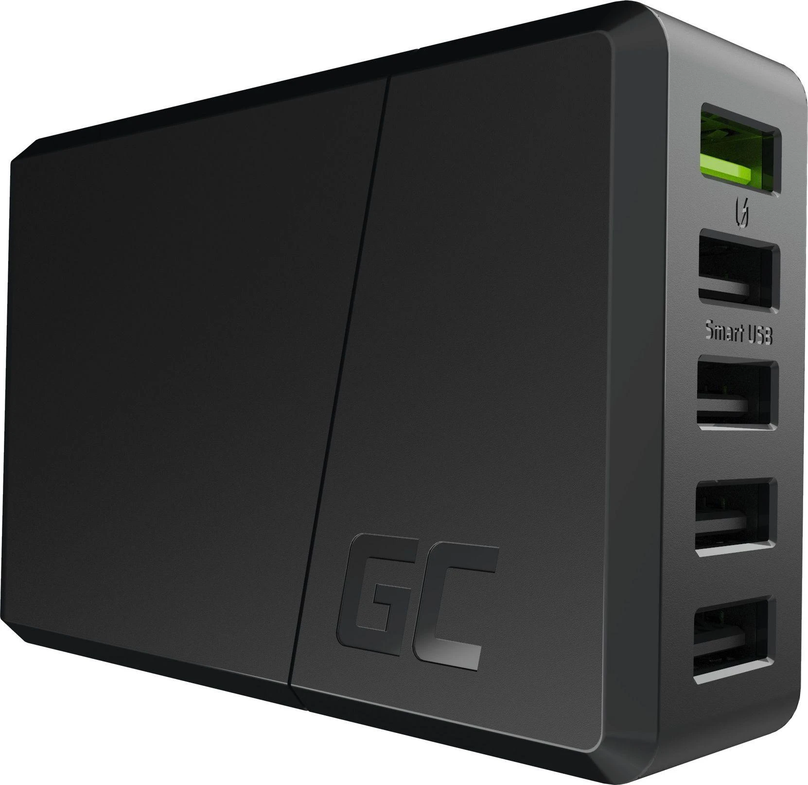 Green Cell Žalias Cell GREENCELL ChargeSource 5 5xUSB 52W sieninis adapteris Ultra Charge ir Smart Charge