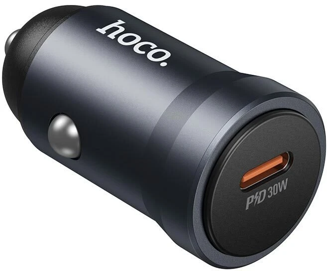 Automobilinis įkroviklis Hoco 1xUSB A + 2xUSB C+1x cigarečių degiklio jungtis PD QC3.0 max 165W/24V Z65A juodas