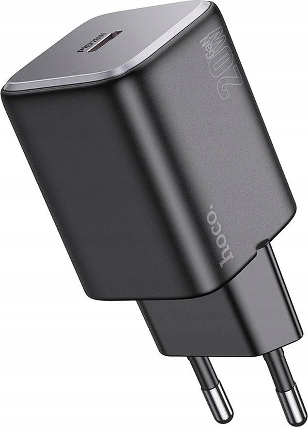Įkroviklis Hoco N40 (1xUSB-C 20W) juodas