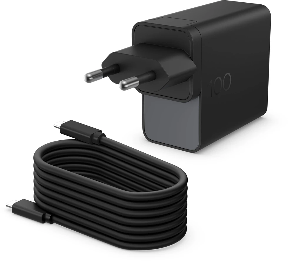 Įkroviklis HP 100 W GaN Charger (P) (CS9V8AA#ABB)