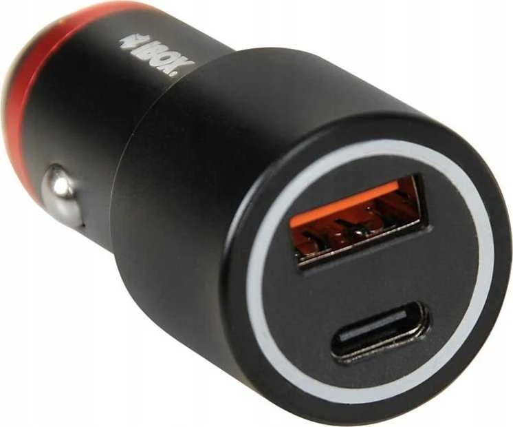 Mobilus Įrenginys - iBox ICC20 60W Dual USB QuickCharge Cigar Lighter Juodas