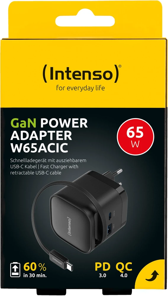 Intenso 7806520, universalus, skirtas naudoti patalpose, 110–240 V, 50/60 Hz, 65 W, 11 V