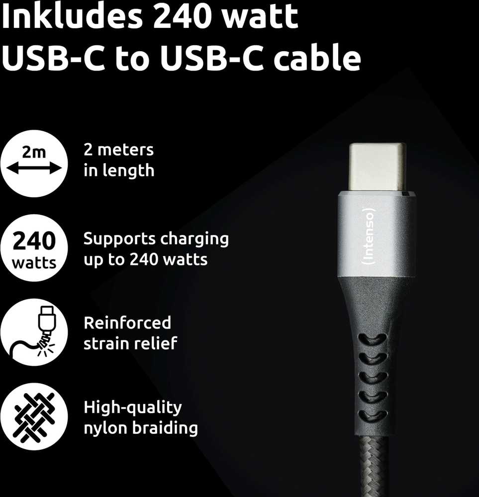 Maitinimo adapteris USB-C GAN +C520C/7810010 INTENSO