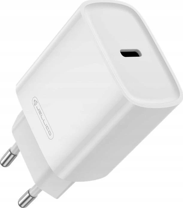JELLICO sieninis įkroviklis EU53 PD 30W 1xUSB-C Baltas