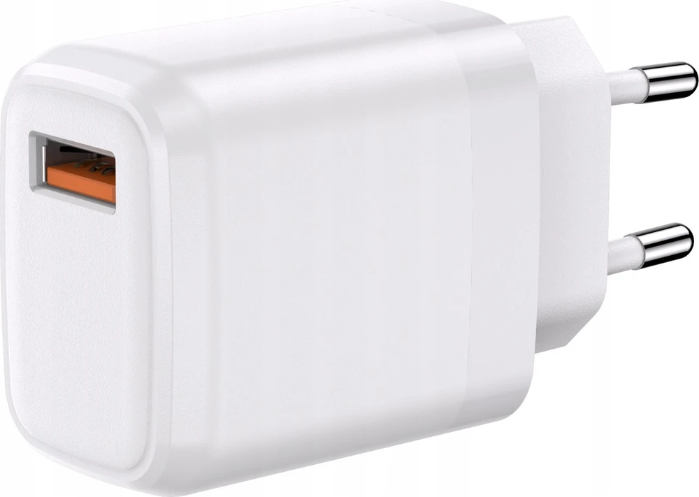JELLICO sieninis įkroviklis A77 22,5W 1xUSB QC3.0 + laidas USB-C Baltas