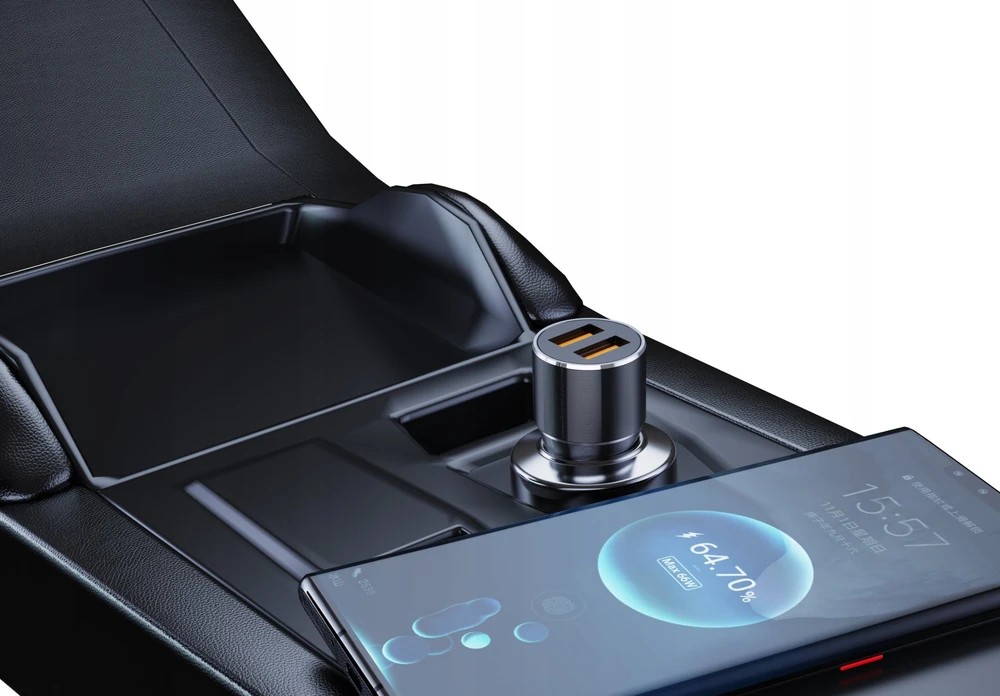 JELLICO automobilinis įkroviklis F9 36W 2xUSB QC3.0 Juodas
