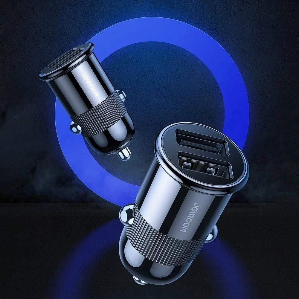 Automobilinis įkroviklis Joyroom C-A06 2xUSB 3.1A baltas