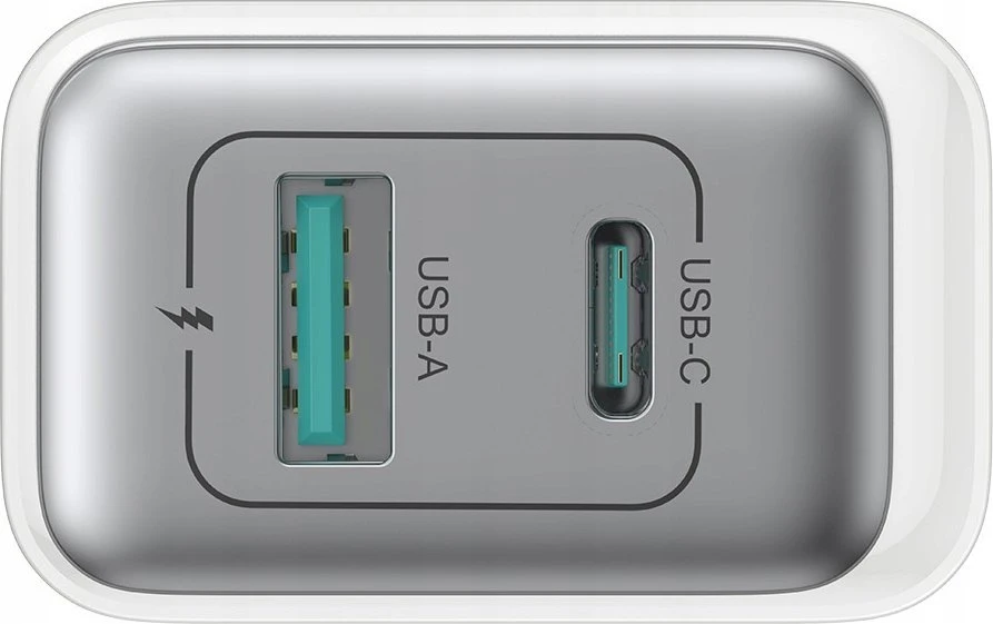 Įkroviklis Joyroom JR-TCF15 30W USB-C/USB-A baltas
