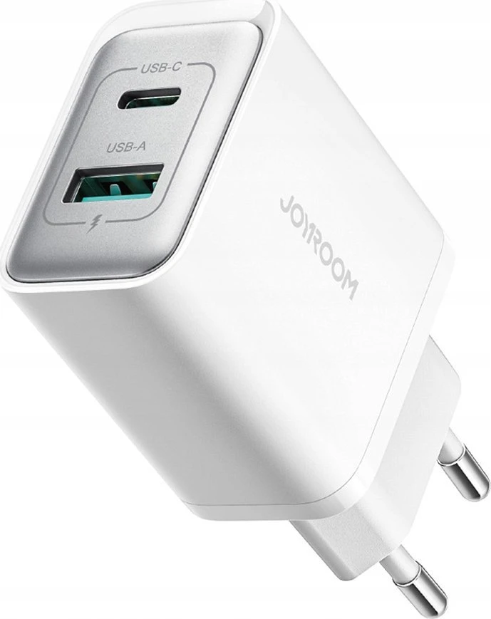 Įkroviklis Joyroom JR-TCF15 30W USB-C/USB-A baltas