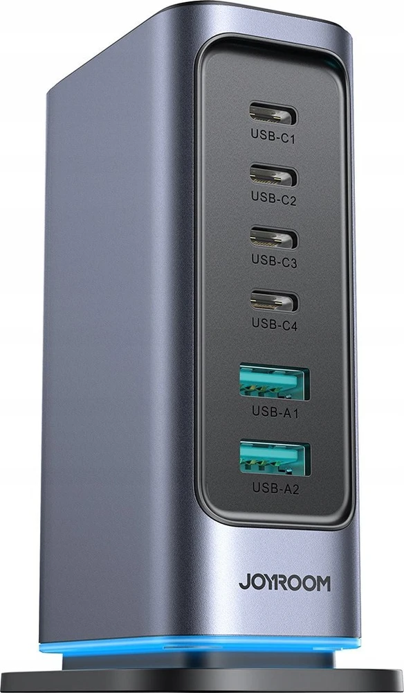 Įkroviklis Joyroom (JR-TCM02) (4xUSB-C; 2xUSB; 65W) juodas