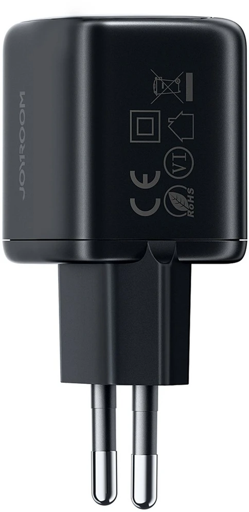 Joyroom JR-TG7 33W USB-A + USB-C sieninis įkroviklis su 60W USB-C į USB-C 1m laidu - Juodas