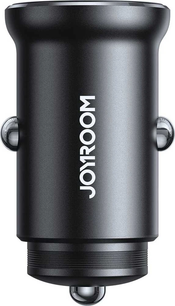 Automobilinis įkroviklis Joyroom CCN06 2xUSB-C 30W juodas