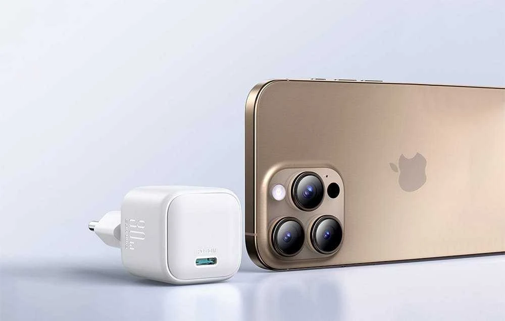 Įkroviklis Joyroom JR-TCG15 30W GaN USB-C baltas