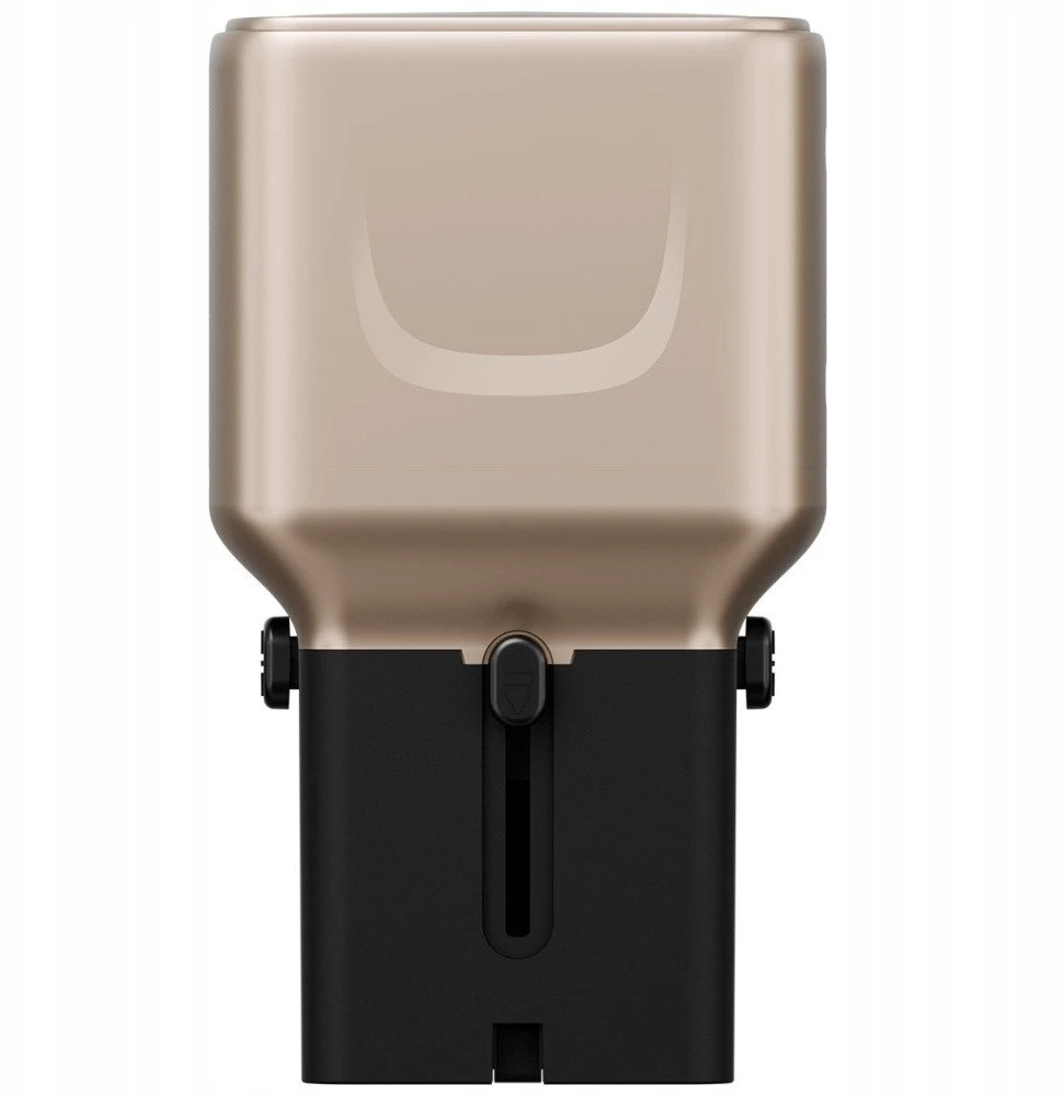 Laidinis įkroviklis Energea TravelGo Adapteris 45 2xUSB-C 45W auksinis-juodos spalvos