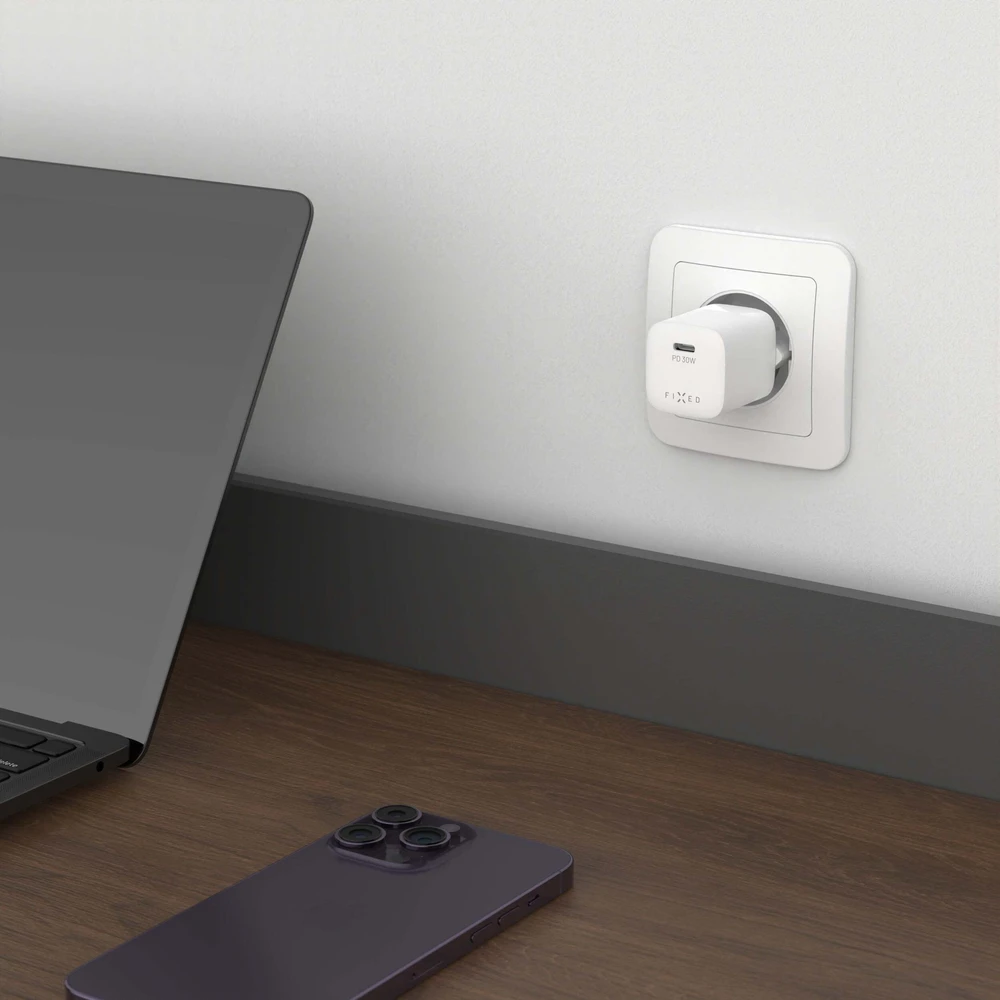 Fixed Įkroviklis fiksuotas Mini 1x USB-C 3 A (FIXC20M2-C-WH)