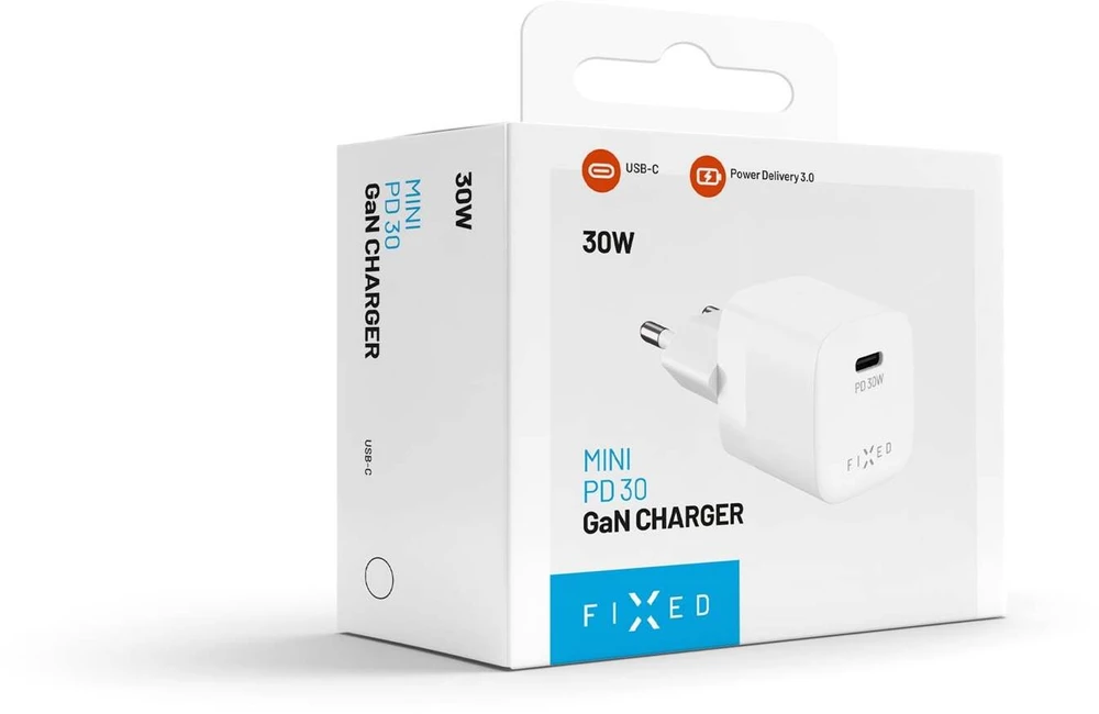 Fixed Įkroviklis fiksuotas Mini 1x USB-C 3 A (FIXCG30M-C-WH)