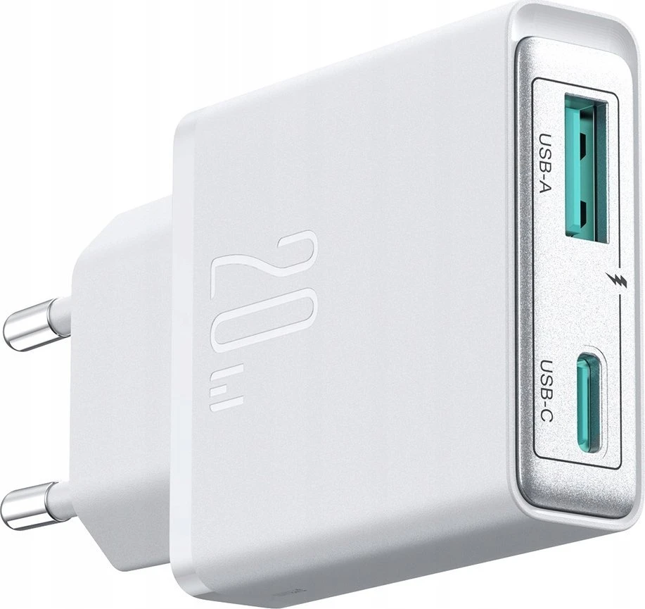 Įkroviklis Joyroom Super Slim (TCF14) (1xUSB-C;1xUSB 3A 20W) baltas