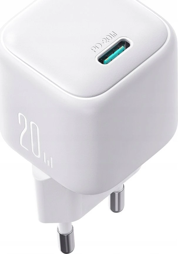 Įkroviklis Joyroom JR-TCG08 20W GaN USB-C baltas