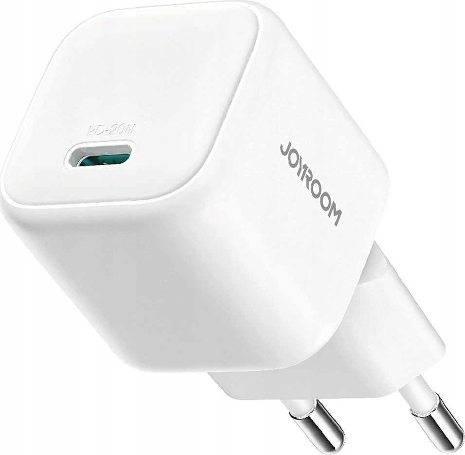 Įkroviklis Joyroom JR-TCG08 20W GaN USB-C baltas